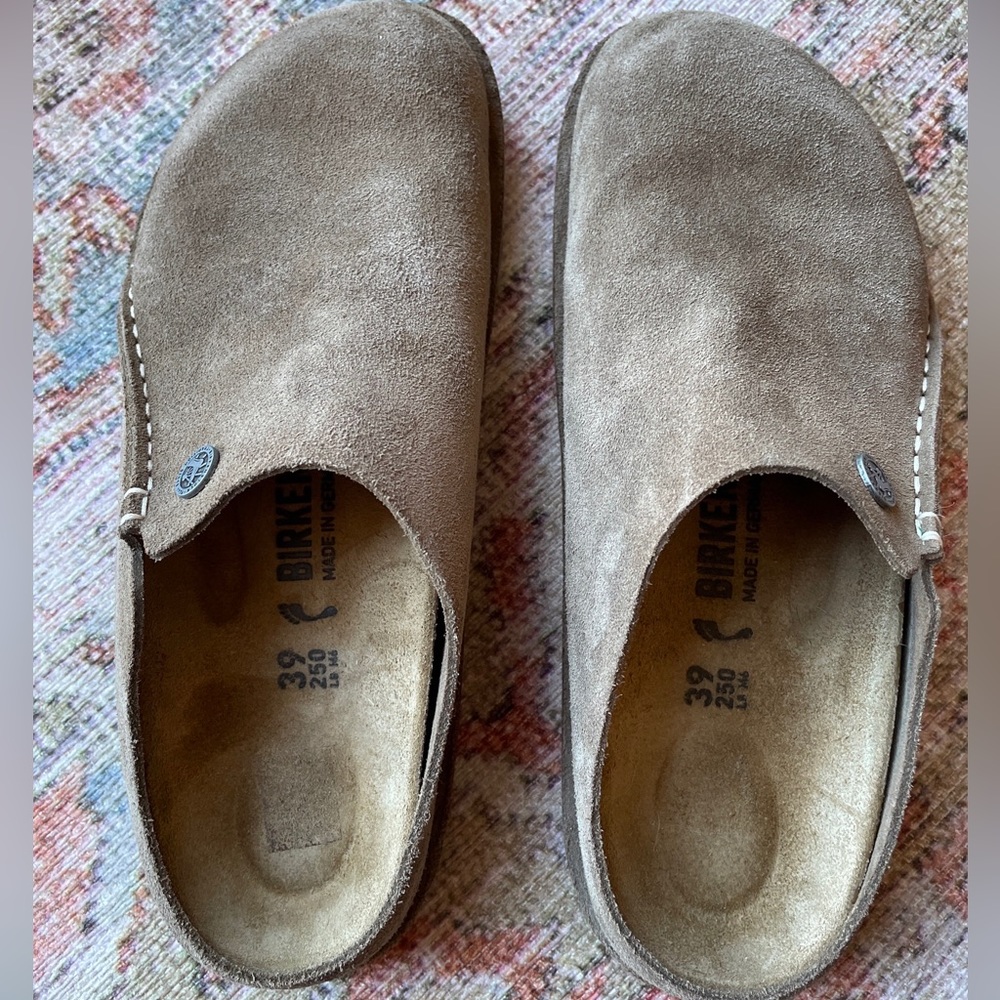 EUC Birkenstock Zermatt Premium Suede Clogs Women’s Size 8